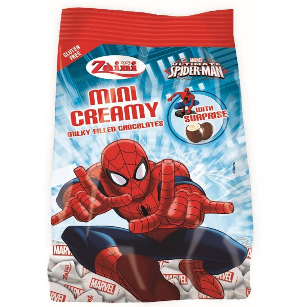 Mini Creamy with a Surprise - Spiderman 122g [Best Before 30/11/16] - Zaini - BabyOnline HK